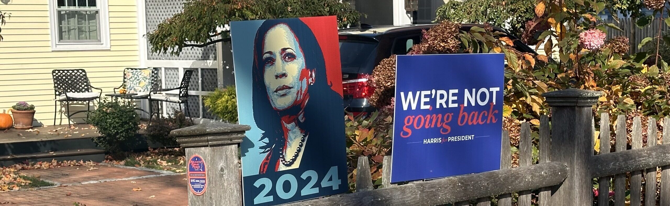 Kamala Harris sign